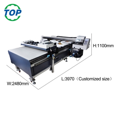 DTG digital flatbed printer with table move