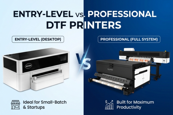 entry level vs professional dtf printer