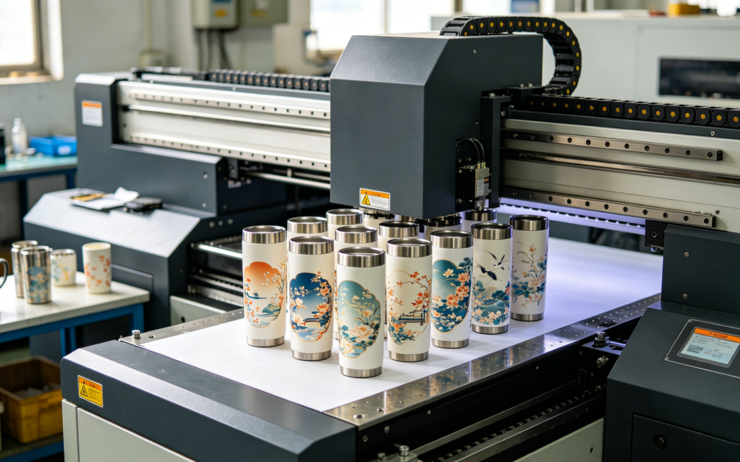Choose the Right UV Printer for Vacuum Flask Customization, Boost Order Efficiency!