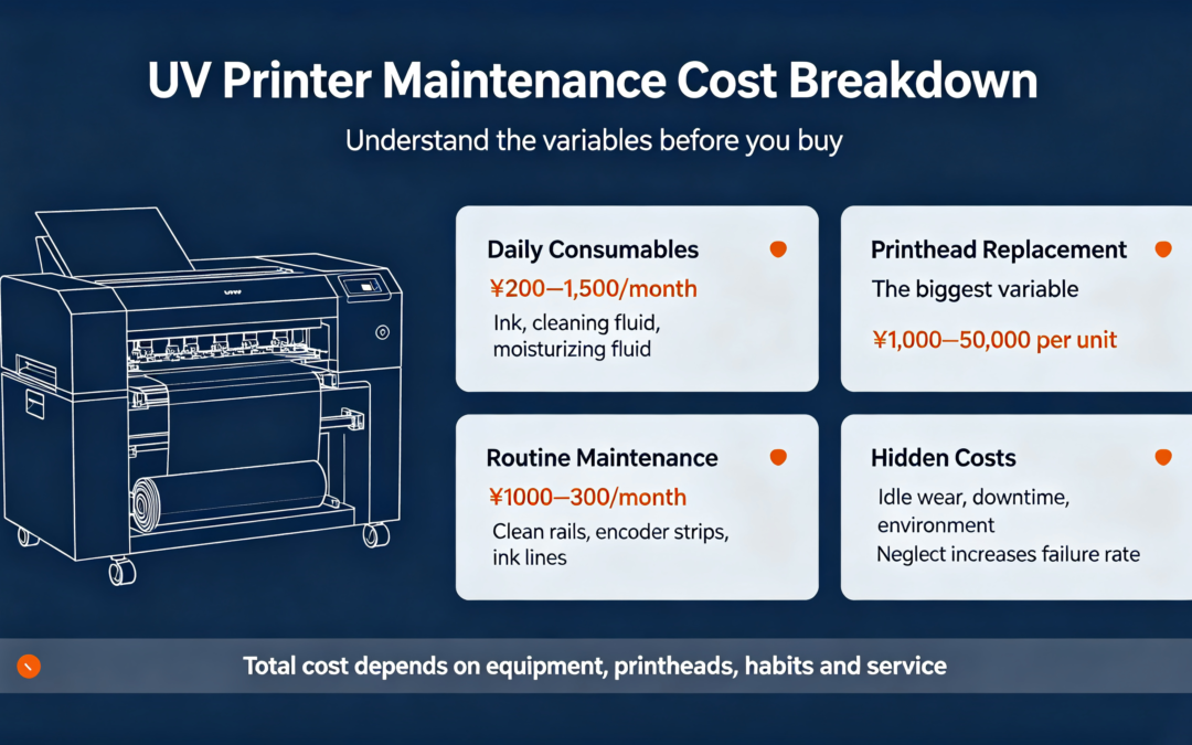 Is UV Printer After-Sales Maintenance Costly? One Calculation Makes It All Clear — Don’t Buy What You Can’t Afford to Maintain