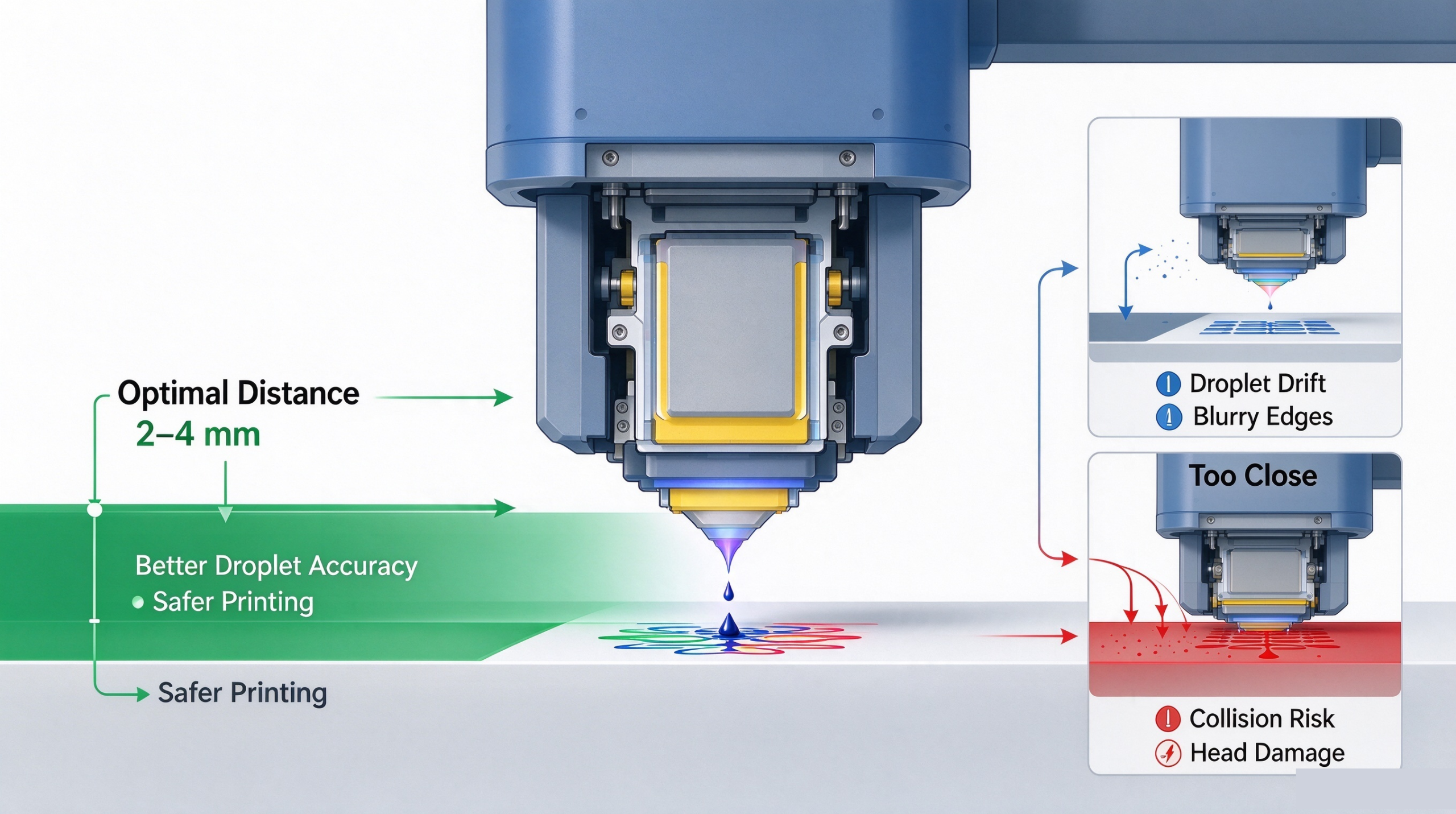 uv nozzle material distance balance scaled